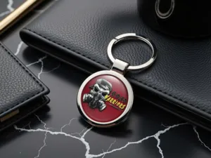 Metal Keychain Universal Build Glossy Design